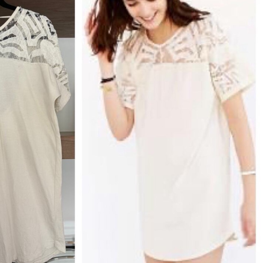 Lulus Lace Sleeve Dress